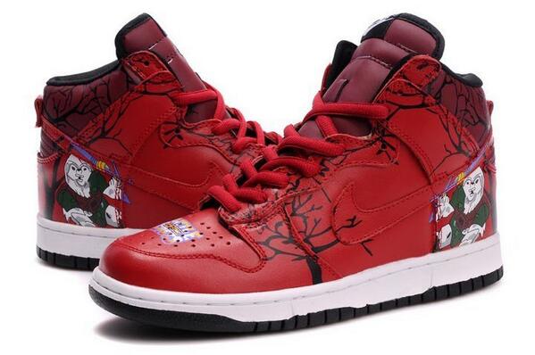 JendralO's tweet photo. FS : NIKE DUNK HIGH RED FOREST BEST QUALITY 750rb http://t.co/UjVTAqNmSw