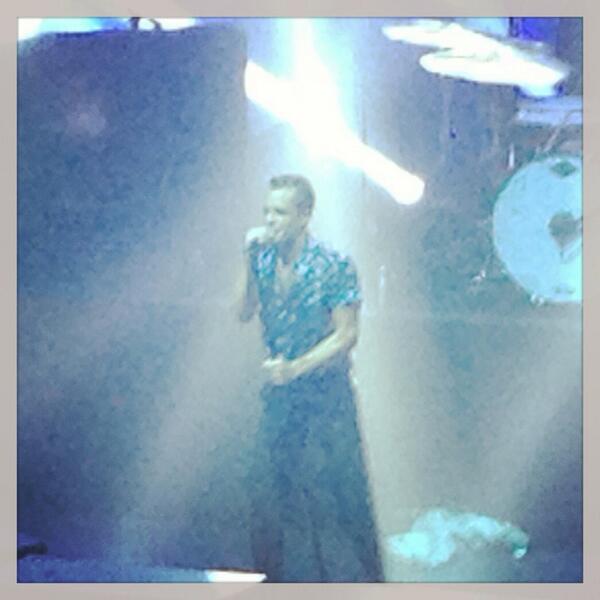 Brandon Flowers. <a href="/thekillers/">The Killers</a>  @HARDROCK Live.  We love them.