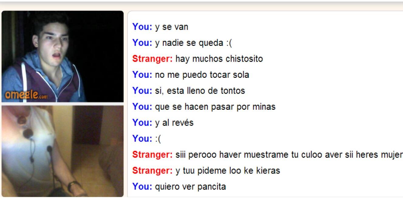 X Madera Sali trolleo en Omegle con tetas