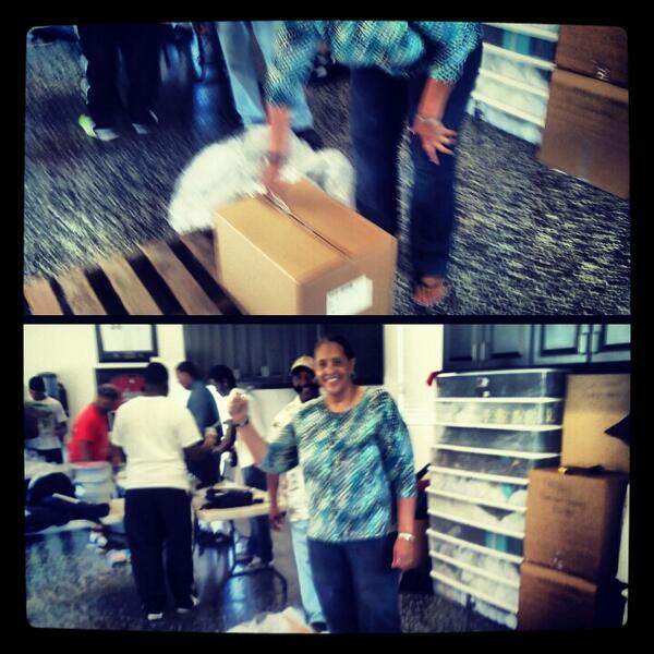 Lanier3000's tweet image. LAST BOX. Praise to the high heavens. Great Cause! #OperationBackpacks @AmberSabathia