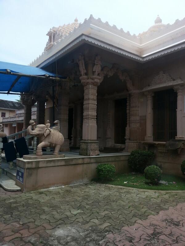 bharats's tweet photo. The Jain temple that my grandparents helped renovate and maintain: http://t.co/rXyaS3OUpn