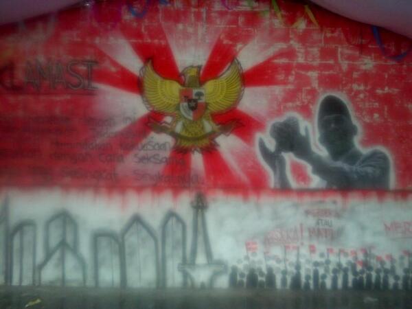 Pesta Rakyat di hari kmrdkaan RI 17-8-1945