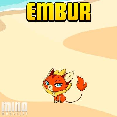 DJCAM22's tweet image. I just got a Embur in MinoMonsters! Try it for FREE! bit.ly/playmino