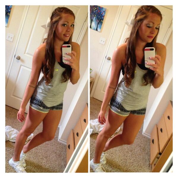 alyxxcheathamm's tweet image. Cheer camp time! 🎀💄☺ #swosucheer