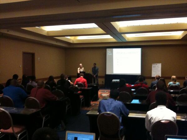 eranderee's tweet photo. Bryan Strawter &amp; Rachael Deja presenting on #LinkedIn @STARSCorps http://t.co/3ly7GMJcQ3