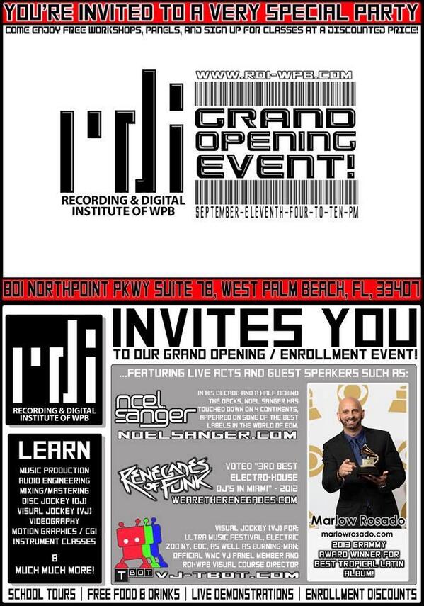 RDIwpb's tweet image. Here is phase 1 of the flyer for our grand opening!