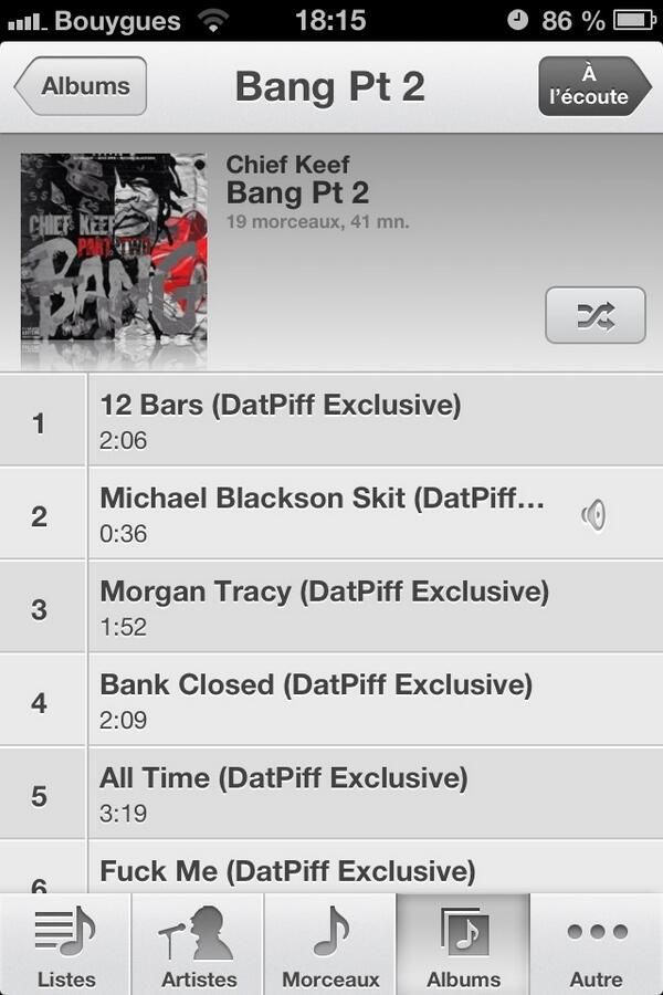 DrObsi's tweet image. Franchement pas terrible cette mixtape #Bang2 de Chief Keef.. J'attendais 10x mieux