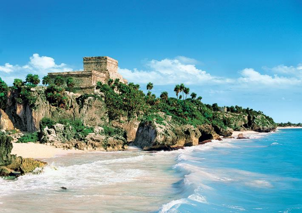 IMAGENQROO's tweet photo. Tulum, espectacular ciudad amurallada a la orilla del mar. http://t.co/JrDhHynuFV