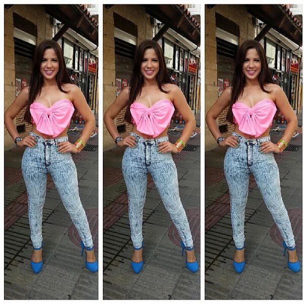 Bonita Fashion on Twitter "Yubelkis peralta, modelando los pantalones