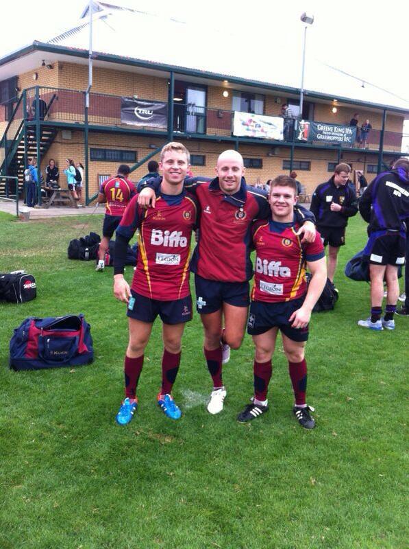 Well done mate one of many more! 🏉