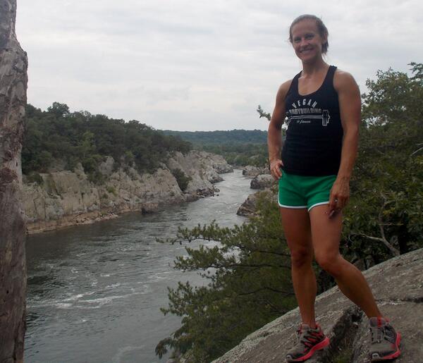 Great Falls was a great place to sport my #vegan gear from <a href="/VeganProteins/">VeganProteins</a> <a href="/veganbodybuild/">Vegan Bodybuilding</a>