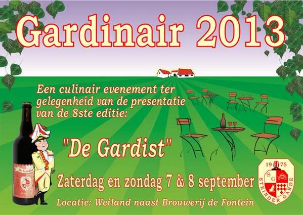 Hie moos ste bie zin !! veur mje info. steindergarde.nl of via feesboek.