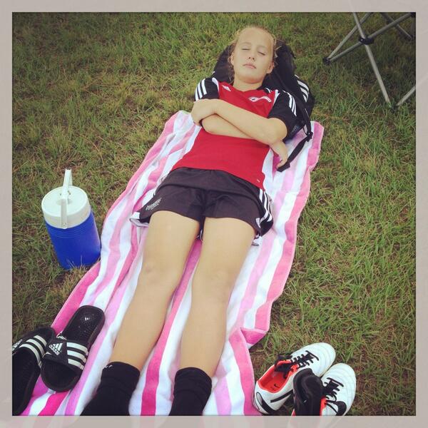 CarolineinCary's tweet image. Back at it.  #Soccer #betweengames
