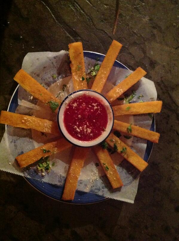 FiammaRochester's tweet photo. Polenta fries #food #foodie #Pizza #happyhour #Swansea #Jhalak http://t.co/NYB1qCGa8o