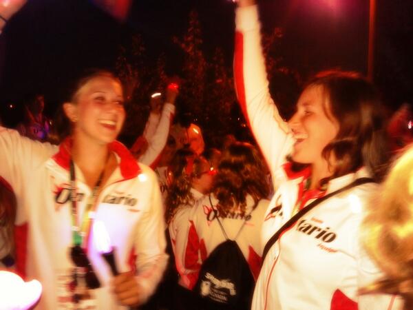 Coach_Kate_G's tweet photo. @TeamONRowing getting excited for closing ceremonies! http://t.co/vcjjO40UWT