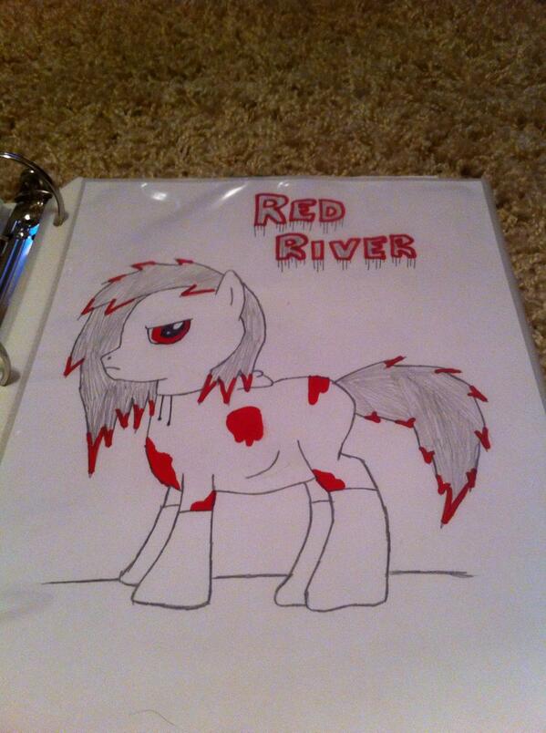 RedAssassin007's tweet image. Drew myself as a brony :) @TOXIC_RAINBOOM