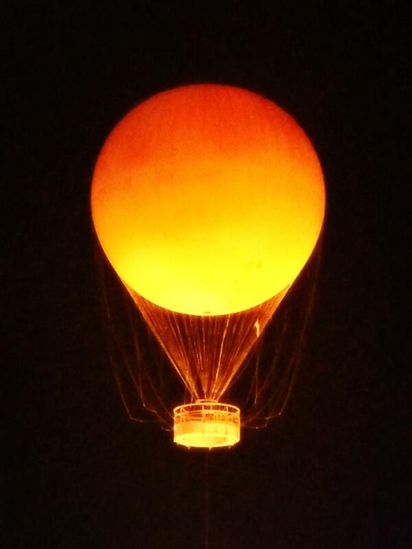 robinedmond's tweet image. The balloon at Great Park - looks like an inverted spider - coolio #ocgp #oc