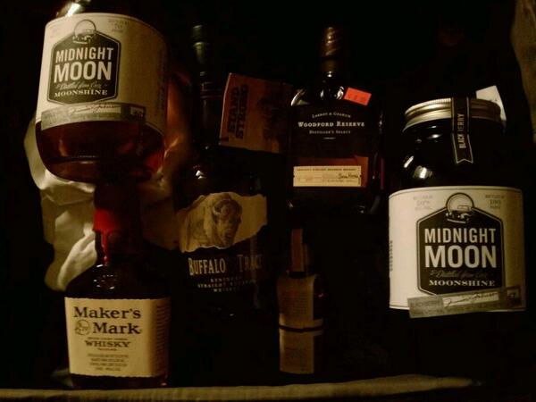 Leaving kentucky in the early morning with the goods! 
#straightbourbon #shine