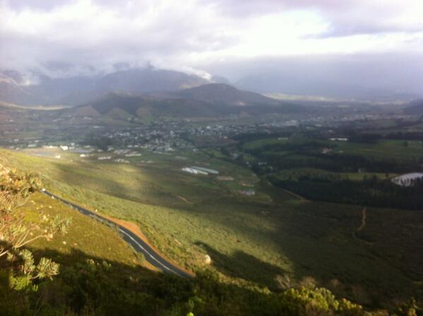 On top of the world #franschhoekpass