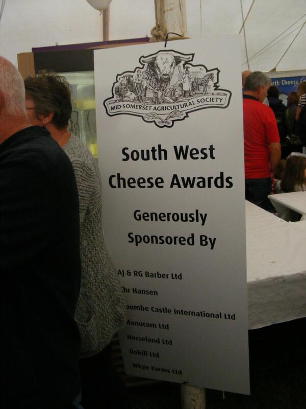 Some of the signs made for Mid Somerset Show 2013