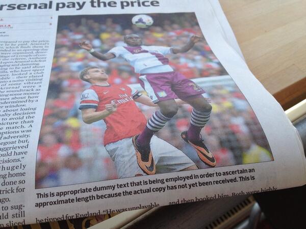 lordlevitt's tweet image. Strong work from the Observer sport team #dummytext