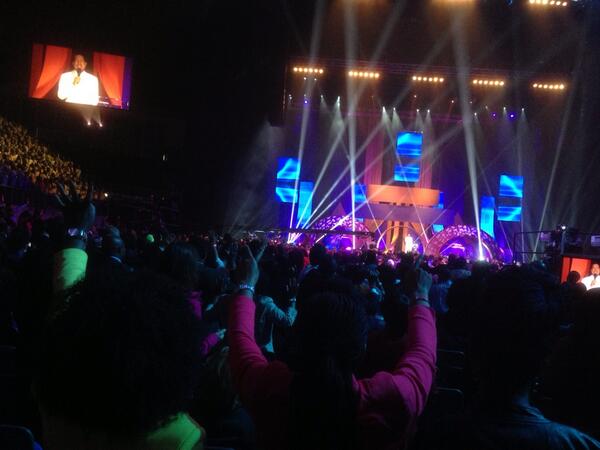 GerryBazz's tweet image. O2 with Pastor Chris!
#HigherLifeConference London. Very revealing.