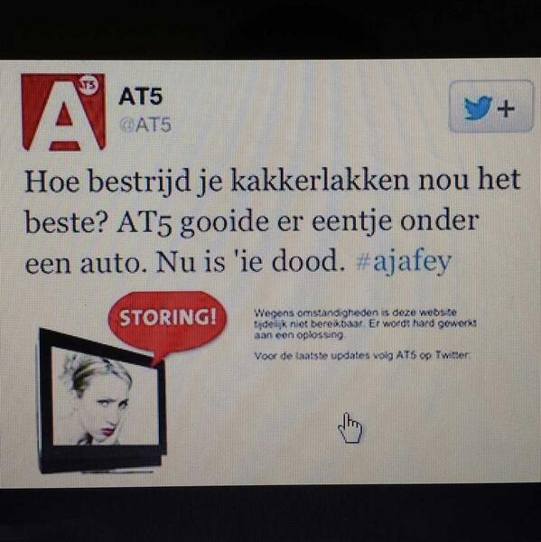 SeinmeesterFR's tweet photo. @studiovoetbal Wat vinden jullie van het item op #at5? Een schandalige provocatie naar Rotterdammers/Feyenoorders http://t.co/O7hXLMrLWk