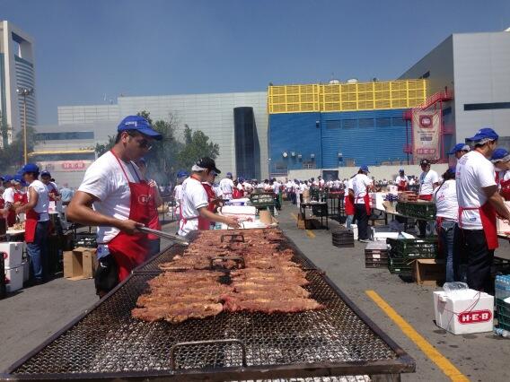 Ya están a punto de salir la carne asada
