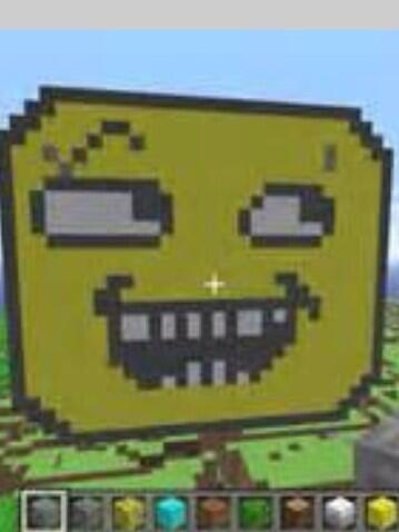 Minecraftpro203's tweet image. Lol look at his face