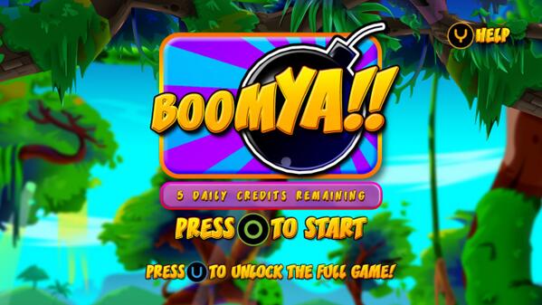 playouya's tweet photo. NEW GAME ALERT: BoomYA! 

An epic, bomberman style classic multiplayer game. Give it a gander! http://t.co/wOoWZGSRbU