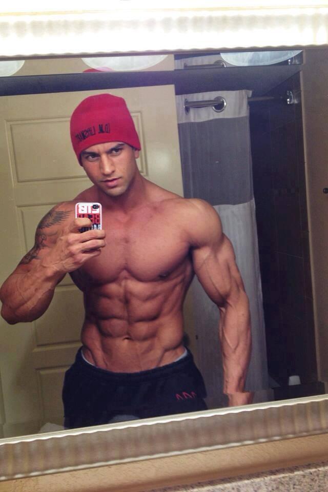 Perfect Muscular Bodybuilder Body