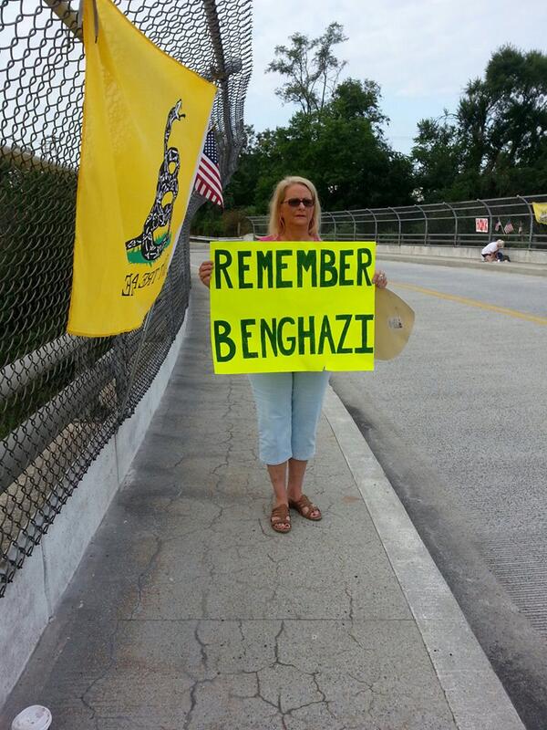 NEVER FORGET BENGHAZI!  #ImpeachObama #Overpass!! This is what the PATRIOTS of West MD  are doing!!! GET INVOLVED !