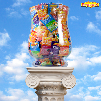 AttackFat's tweet image. Guess how many packets of Emergen-C are in this vase!