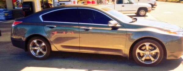 ashleylynnem's tweet photo. Better pic of my new car with tinted windows. #obsessed #acura #sheworkshardforhermoney http://t.co/AEIHyPPLYp
