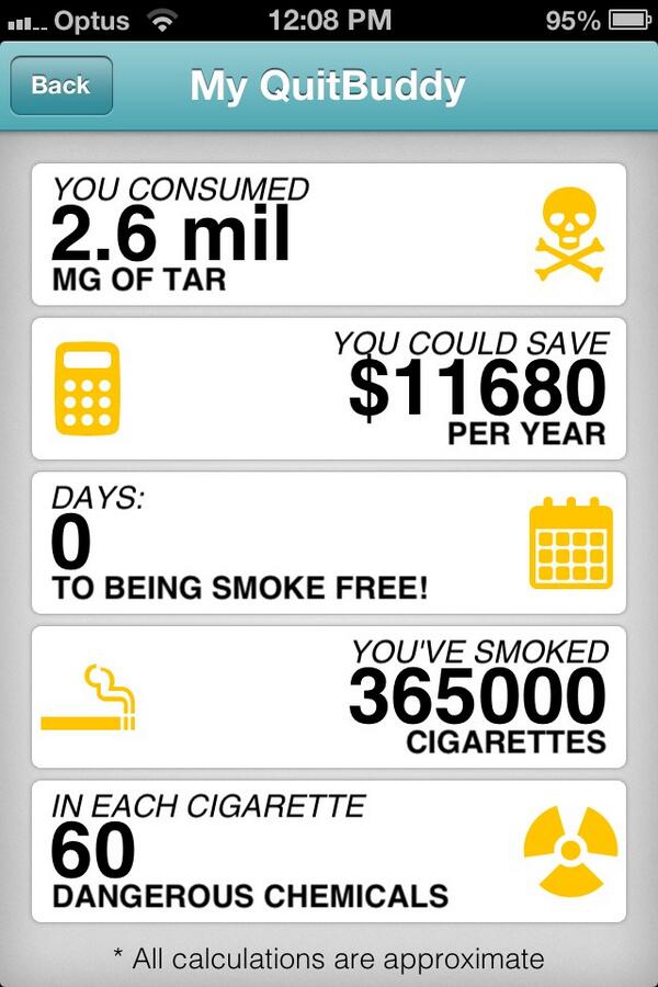 jarradh_75's tweet photo. Just had my last cigarette  woo hoo http://t.co/M8kxJzlhVm