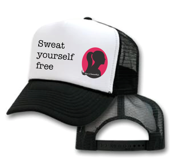 silly boys, trucker hats are for girls. #sweat #runningbeauty