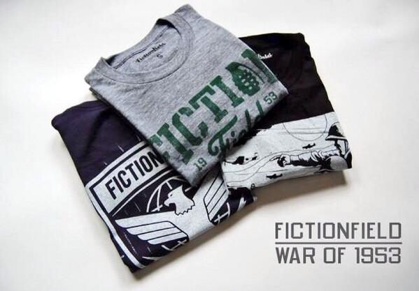 Fictionfield's tweet photo. Enter HIGHFIVE to get $5 off these already on sale shirts! Please retweet to spread the word. http://t.co/t283bUnqTN