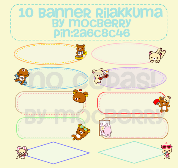 BeatloveShop's tweet photo. 10 Banner Rilakkuma By Mocberry 
Price: 5k
Minat? Invite Pin:2A98D2B7 http://t.co/hnRw7LuJjP