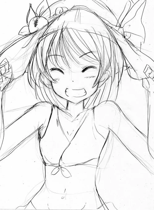 もう描く気起きないからラフだけ置いとこ 