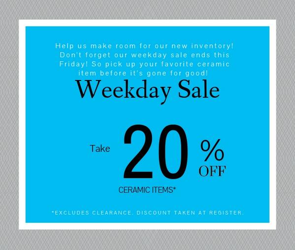 TheUrbanNest's tweet photo. Three more days for our sale (http://t.co/6xW26ZiQlg) http://t.co/XmwoWRNCQ6