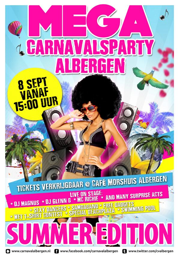 Ook dit jaar hebben wij weer een grandioze line-up, volop entertainment en vele surprise acts! #voorverkoopnuvanstart