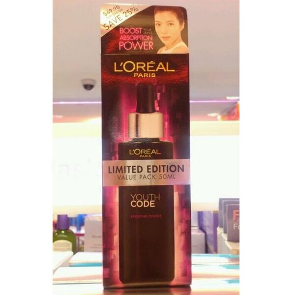 RBKD's tweet image. #lorealparis #youthcode with Rui En on packaging! Woots! #limitededition