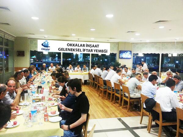 Okkalar İnşaat Geleneksel İftar Yemeği'nde buluştuk...