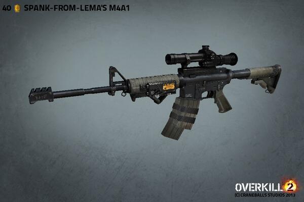StevenLimpert's tweet photo. check out this beauty! i am having a lot of fun with it in #overkill2 http://t.co/5yl0he4fr6