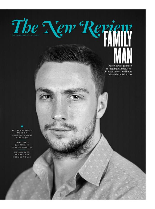 StephenPetch's tweet photo. a freshly shorn aaron taylor-johnson, shot by anna huix for this week's mag http://t.co/VoLd3LFIjN