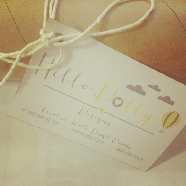 Look what just arrived at my office. I'm *sooo* excited. Look out for a <a href="/HelloDolly001/">HELLO DOLLY</a> {GIVEAWAY} on the blog soon x