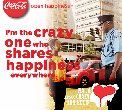 CocaCola_NG's tweet photo. Nigeria is an incredible country filled with lots of #CrazyMasters who go out of their way to make others happy. http://t.co/lmHZfVR8bg