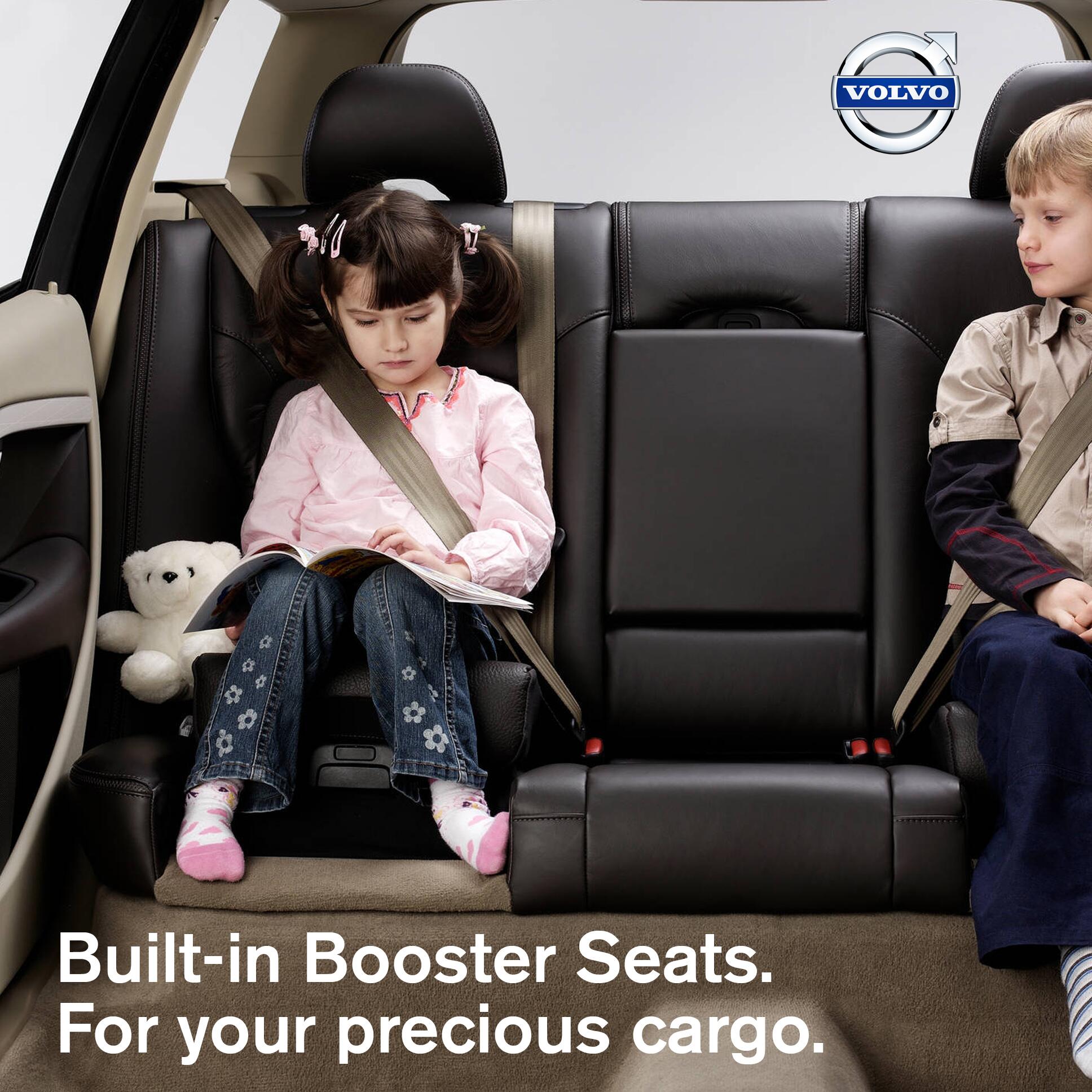 Volvo with built top in car seat