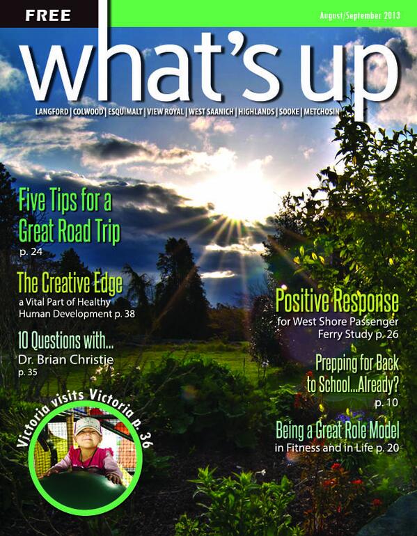_WhatsUpMag's tweet photo. Get your August/September 2013 copy today!! Various locations throughout the Westshore. #yyjevents #yyjculture http://t.co/BfjvkugN4I