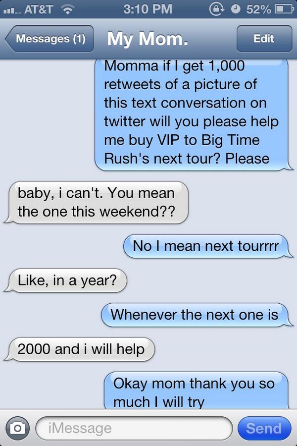 henderstahp's tweet photo. GUYS THIS IS FOR REAL IT'S NOT A JOKE I ASKED MY MOM THIS IS WHAT SHE SAID PLEASE GUYS THIS IS MY ONLY CHANCE http://t.co/inXVcQGiH0